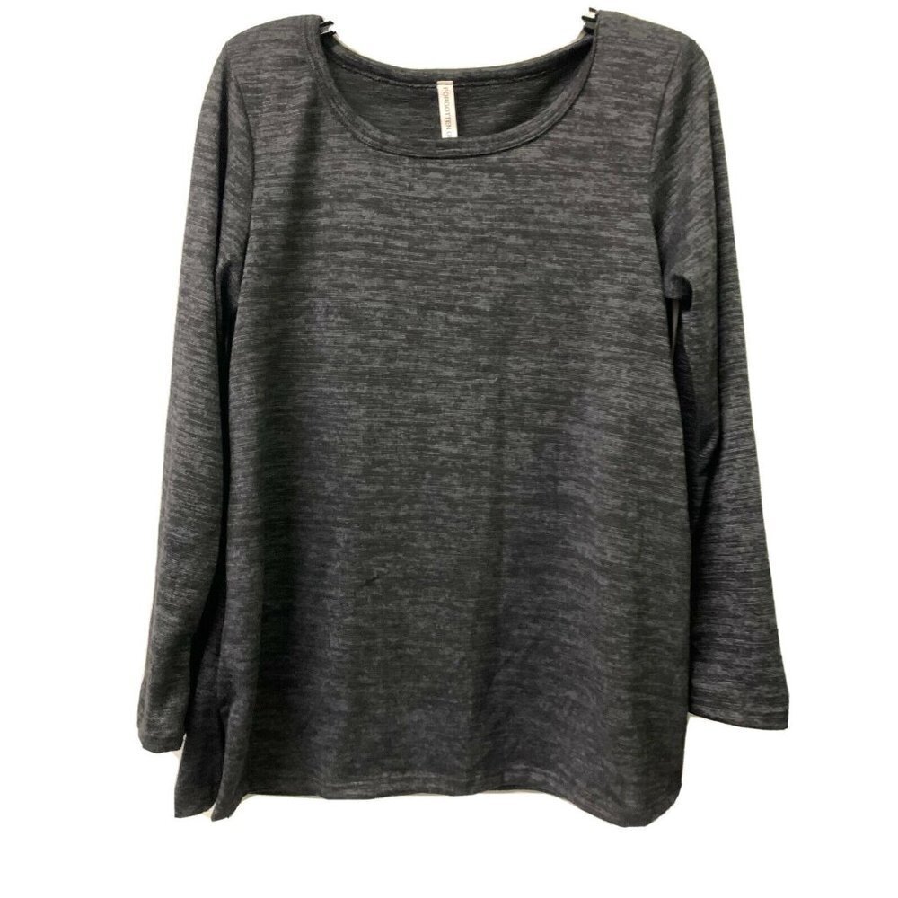 Forgotten Grace Womens Multicolor Space Dye Top Blouse - Picture 1 of 4